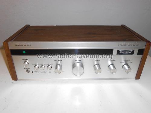 Stereo Amplifier A-245; Superscope, Geneva (ID = 2278233) Ampl/Mixer