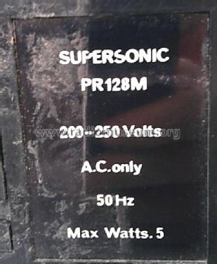 Conquest II PR128M; Supersonic Chassay (ID = 1613514) Radio