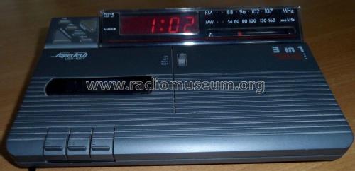 3 in 1 auto alarm clock two band radio cassette player LED-1007; SuperTech (ID = 1939299) Radio