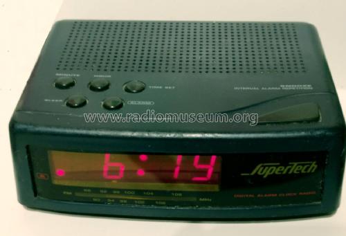 Digital Alarm Clock Radio CR14; SuperTech (ID = 2291500) Radio