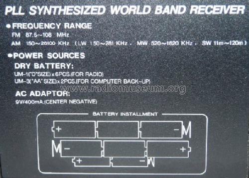 PLL World Band Receiver SR-16DN; SuperTech (ID = 724741) Radio