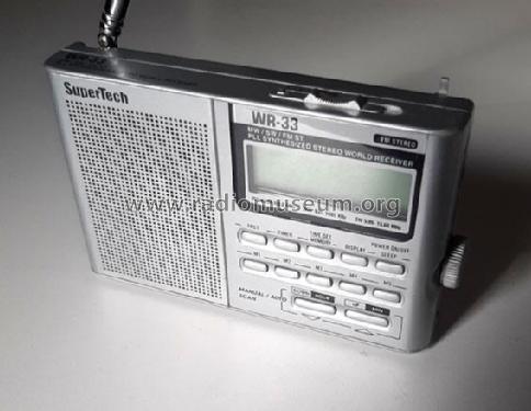 PLL Synthesized Stereo World Receiver WR-33; SuperTech (ID = 2582746) Radio