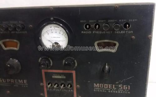 Signal Generator 561; Supreme Instruments (ID = 2139100) Equipment