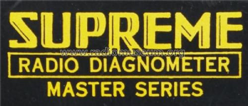 Master Diagnometer ; Supreme Instruments (ID = 3115911) Equipment