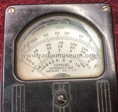 Multimeter 542; Supreme Instruments (ID = 3225492) Equipment