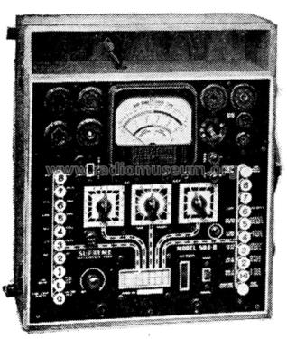Set Tester 504-B; Supreme Instruments (ID = 1173433) Equipment