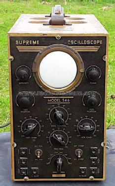 Three Inch Oscilloscope 546; Supreme Instruments (ID = 2750090) Equipment