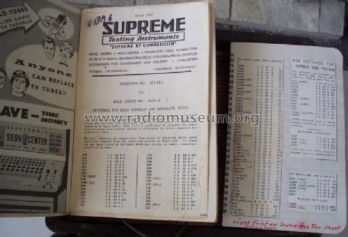 Tube and Battery Tester 589-A; Supreme Instruments (ID = 1160494) Equipment