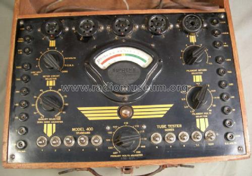 Tube Tester 400; Supreme Instruments (ID = 1053447) Equipment