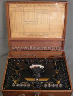 Tube Tester 400; Supreme Instruments (ID = 1053448) Equipment