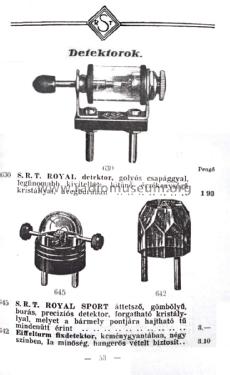 Detektor Royal Sport; Süss Nándor (ID = 1598703) Bauteil