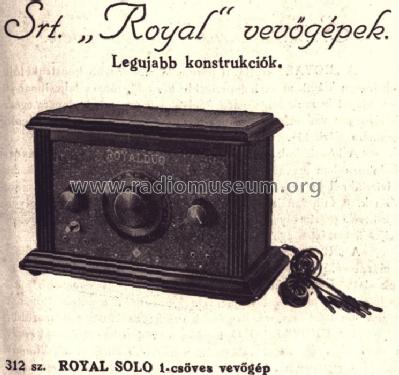 Royal Duo ROL 2A; Süss Nándor (ID = 477672) Radio