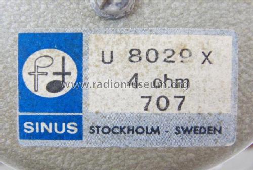 Sinus Högtalarelement U-8029 X; Svenska (ID = 2904479) Speaker-P