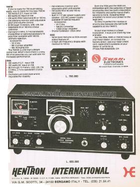 SSB Transceiver 350A; Swan Electronics, (ID = 2848550) Amat TRX