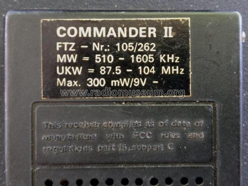 Commander II ; Swing Interlectronic (ID = 2259420) Radio