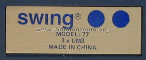 Swing 77; Swing Interlectronic (ID = 1688218) Reg-Riprod