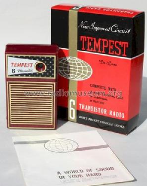 Tempest 6 Transistor HTR-666; Swops Electronics Co (ID = 1067191) Radio