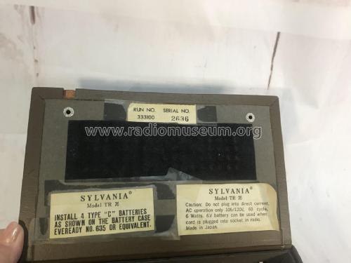 All Transistor AC-DC TR 76; Sylvania Hygrade, (ID = 2682027) Radio