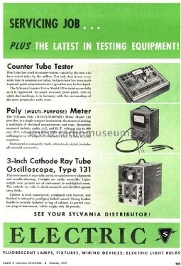 Polymeter 134 ; Sylvania Hygrade, (ID = 1203965) Equipment