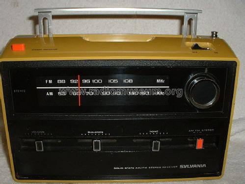Solid State AM/FM Stereo Receiver TRS-100GD; Sylvania Hygrade, (ID = 1580629) Radio