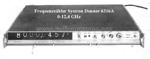 Frequenzzähler 6316A; Systron Donner; (ID = 1320863) Ausrüstung