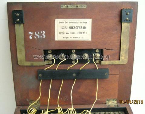 Capacitor Box 20 µF; Szvetics Emil; (ID = 1428365) Equipment