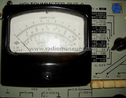 Röhrenvoltmeter - Вольтомметр VK 7-9 - ВК 7-9; Tallinn Punane RET (ID = 1601074) Equipment