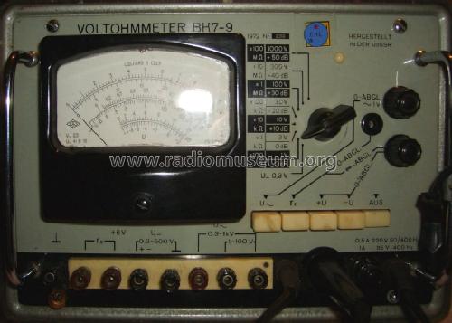 Röhrenvoltmeter - Вольтомметр VK 7-9 - ВК 7-9; Punane, (ID = 1601076) Equipment