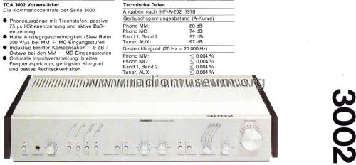 Control Amplifier TCA-3002; Tandberg Radio; Oslo (ID = 2447289) Ampl/Mixer