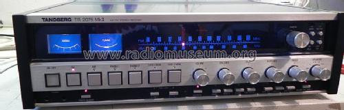 FM/AM Stereo Receiver TR-2075 Mk II; Tandberg Radio; Oslo (ID = 1338876) Radio