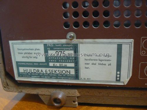 Huldra 6 Stereo; Tandberg Radio; Oslo (ID = 2074025) Radio