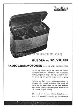 Sølvsuper Radiogrammofon 2 ; Tandberg Radio; Oslo (ID = 2075114) Radio