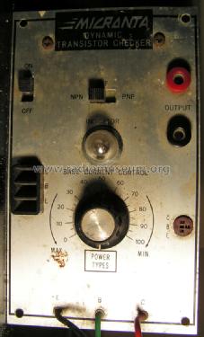 Micronta Dynamic Transistor Checker 22-024; Radio Shack Tandy, (ID = 1292076) Equipment