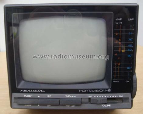 Realistic Portavision-6 16-9134 ; Radio Shack Tandy, (ID = 789793) Television