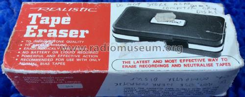 Tape Eraser 3A9; Tandy Australia Ltd. (ID = 2835930) Equipment