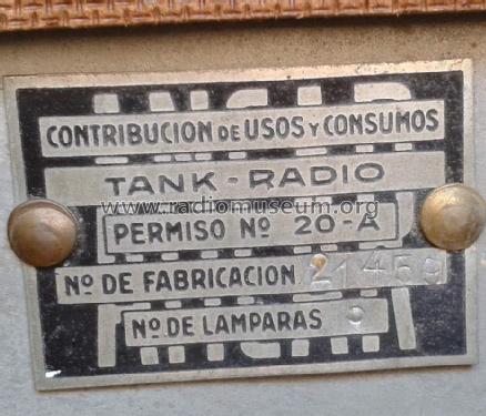 Indiana 81; Tank Radio; (ID = 1376147) Radio
