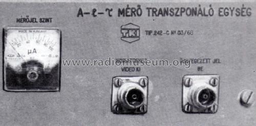 A-l-tau mérő transzponáló egység Tip 242-C; Távközlési Kutató (ID = 1337231) Equipment