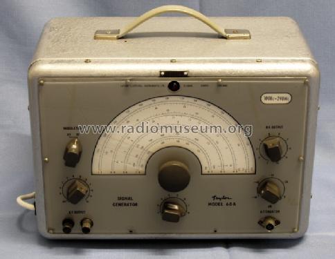 AF/RF Signal Generator 68A; Taylor Electrical (ID = 846853) Equipment