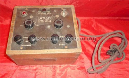 Cap. & Ind. Adaptor 313A; Taylor Electrical (ID = 1332045) Equipment