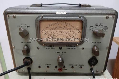 Electronic Test Meter 171A; Taylor Electrical (ID = 2860687) Equipment