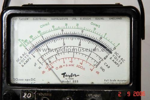 Multimeter 88B; Taylor Electrical (ID = 250487) Equipment