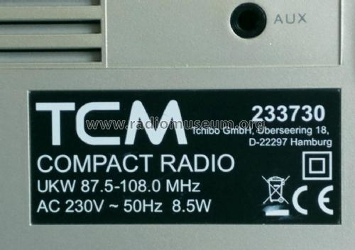 Compact Radio 233730; TCM Tchibo 'Marke' / (ID = 2209681) Radio