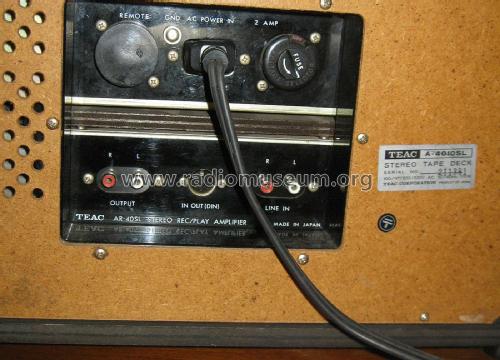 A-4010SL; TEAC; Tokyo (ID = 1820704) Ton-Bild