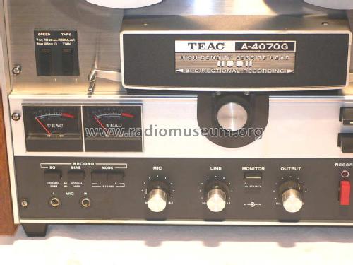 A-4070G; TEAC; Tokyo (ID = 322614) Ton-Bild