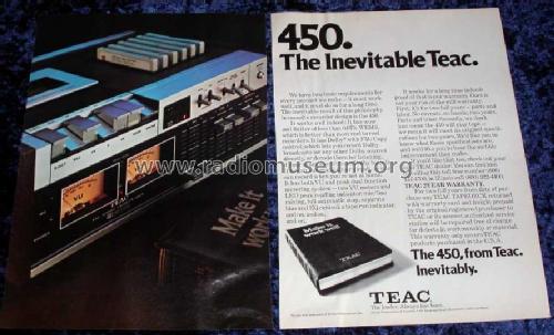 A-450; TEAC; Tokyo (ID = 393025) R-Player