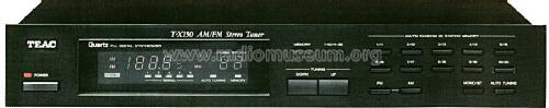 AM/FM Stereo Tuner T-X150; TEAC; Tokyo (ID = 1640482) Radio