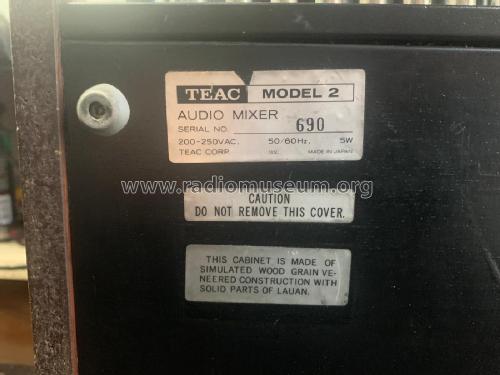 Audio Mixer Model 2; TEAC; Tokyo (ID = 2589230) Ampl/Mixer