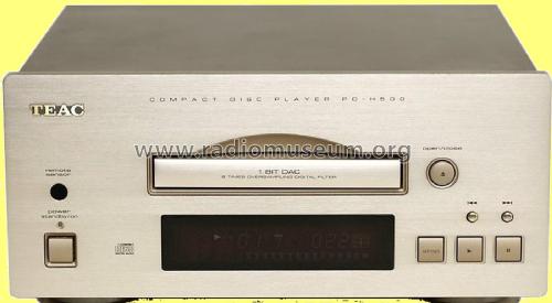 Compact Disc Player PD-H500; TEAC; Tokyo (ID = 1953926) R-Player