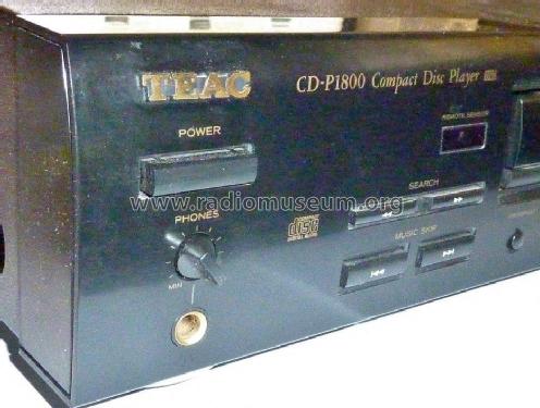 Compact Disc Player CD-P1800; TEAC; Tokyo (ID = 2028013) R-Player