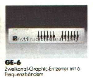 Graphic Equalizer GE-6; TEAC; Tokyo (ID = 587657) Ampl/Mixer
